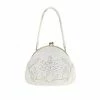 ESSE Purse Museum & Store Collections Vintage 1950s White Beaded Handbag 2 ESSE Purse Museum & Store Collections Vintage 1950s White Beaded Handbag