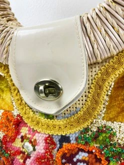 ESSE Purse Museum & Store Vintage 1960's Leaves And Flowers Japanese Bag Collections