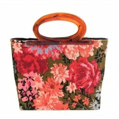 ESSE Purse Museum & Store Collections Vintage 1960s Margaret Smith Floral Tapestry Bag