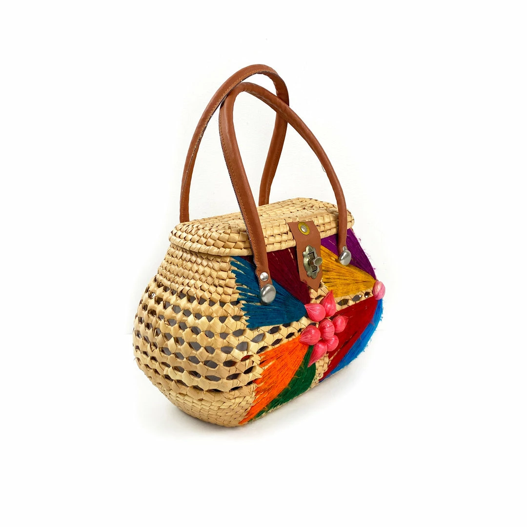 ESSE Purse Museum & Store Collections Vintage 1960's Mexican Basket Bag 4 ESSE Purse Museum & Store Collections Vintage 1960's Mexican Basket Bag