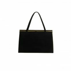 ESSE Purse Museum & Store Vintage 1960s Suede Handbag By Block Collections