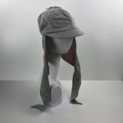 ESSE Purse Museum & Store Vintage Hat: 1950's Grey Hat Scarf