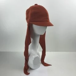 ESSE Purse Museum & Store Vintage Hat: 1950's Orange Hat Scarf