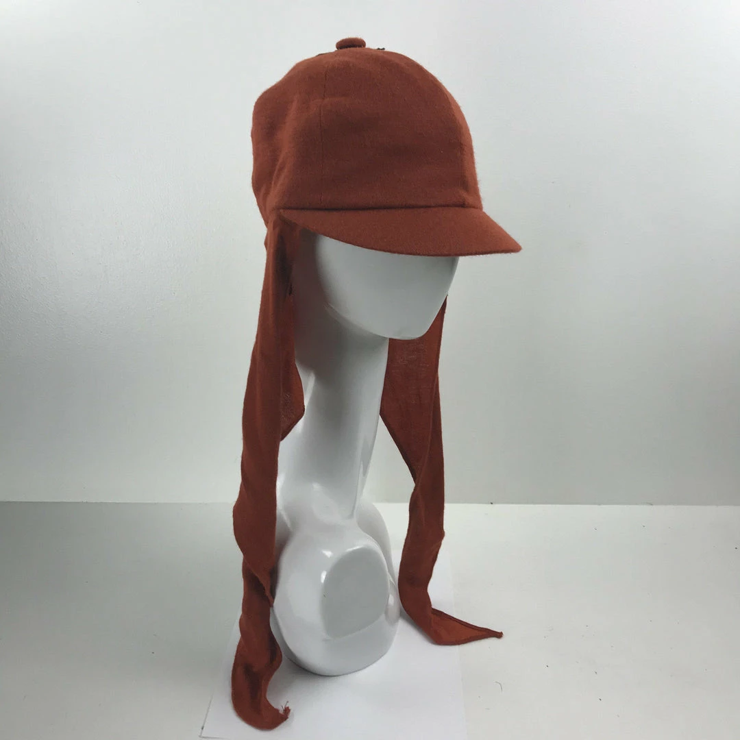 ESSE Purse Museum & Store Vintage Hat: 1950's Orange Hat Scarf 3 ESSE Purse Museum & Store Vintage Hat: 1950's Orange Hat Scarf