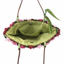 ESSE Purse Museum & Store Vintage/Retro 1990s Floral Straw Basket Bag Collections