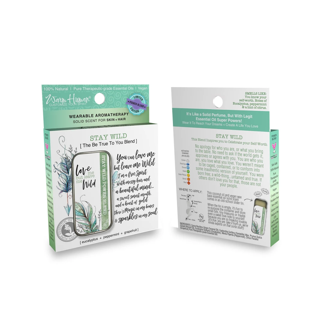 Extras Warm Human Essential Oil Solid: Stay Wild 4 Extras Warm Human Essential Oil Solid: Stay Wild