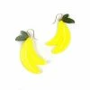 Jewelry Woll Earrings: Bananas