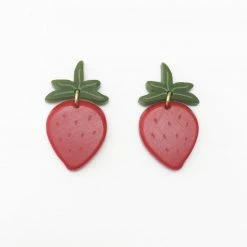 Woll Earrings: Strawberries