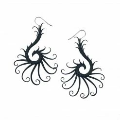 Zoa Chimerum Earrings: Large Curl Jewelry