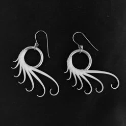 Jewelry Zoa Chimerum Ring Earrings: White
