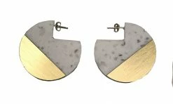 Jewelry Dconstruct Earrings: Corian Segment