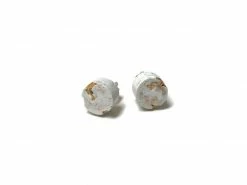 Jewelry Dconstruct Earrings: Small Concrete Fractured Studs