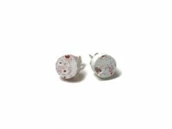Jewelry Dconstruct Earrings: Small Concrete Fractured Studs